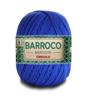 Barbante Barroco Maxcolor Fio 6 - Azul Bic