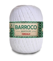 Barbante Barroco Maxcolor Fio 6 - Branco