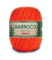 Barbante Barroco Maxcolor Fio 6 - Brasa Laranja