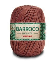 Barbante Barroco Maxcolor Fio 6 - Marrom Café