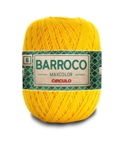 Barbante Barroco Maxcolor Fio 6 - Amarelo Canario