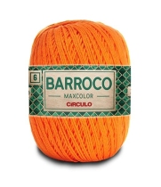 Barbante Barroco Maxcolor Fio 6 - Laranja