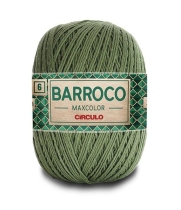 Barbante Barroco Maxcolor Fio 6 - Verde Militar