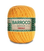 Barbante Barroco Maxcolor Fio 6 - Amarelo Ouro