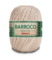 Barbante Barroco Maxcolor Fio 6 - Porcelana