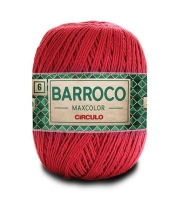 Barbante Barroco Maxcolor Fio 6 - Vermelho Chama