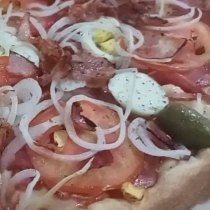 Pizza Americana com Bacon