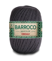 Barbante Barroco Maxcolor Fio 6 - Cinza Onix