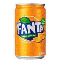 Refrigerante Fanta Lata 220ml (Mini)