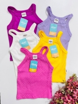 Blusinha Alcinha Canelado Elian