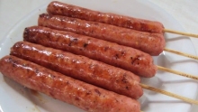 Espetinho de Linguiça